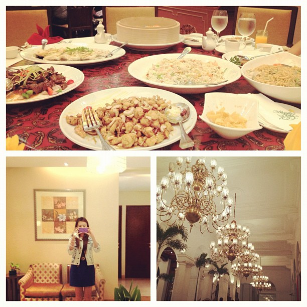 birthday dinner celebration, food coma at manilahotel